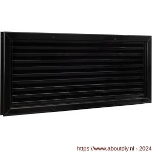 Nedco ventilatie aluminium deurrooster 545x245 mm zwart - A24001430 - afbeelding 1