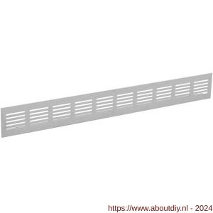 Nedco ventilatie plintrooster 800x60 mm aluminium wit - A24001897 - afbeelding 1