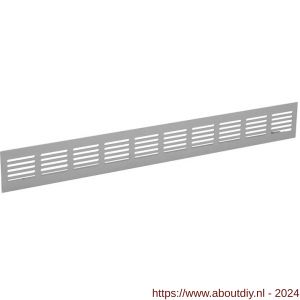Nedco ventilatie plintrooster 800x60 mm aluminium F1 aluminium geanodiseerd - A24001896 - afbeelding 1