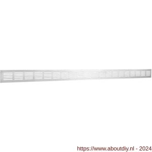 Nedco ventilatie plintrooster 1000x60 mm F1 aluminium - A24001909 - afbeelding 1