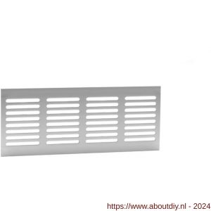 Nedco ventilatie plintrooster 200x80 mm F1 aluminium - A24001837 - afbeelding 1