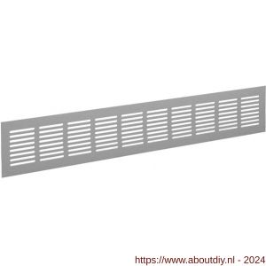 Nedco ventilatie plintrooster 1000x80 mm aluminium wit - A24001912 - afbeelding 1