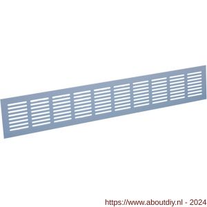 Nedco ventilatie plintrooster 2000x100 mm aluminium F1 aluminium geanodiseerd - A24001928 - afbeelding 1