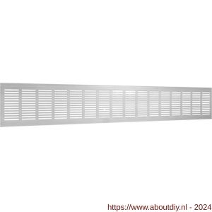 Nedco ventilatie plintrooster 500x130 mm F1 aluminium - A24001880 - afbeelding 1