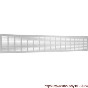 Nedco ventilatie plintrooster 800x150 mm F1 aluminium - A24001907 - afbeelding 1
