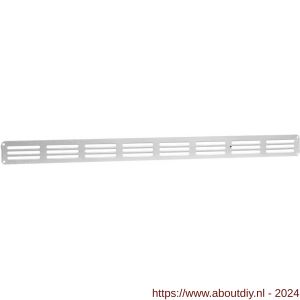 Nedco ventilatie vlak plintrooster 400x30 mm F1 aluminium - A24001819 - afbeelding 1