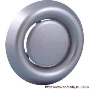 Nedco ventielrooster afzuigventiel met klemmen diameter 100/125 mm aluminium - A24001165 - afbeelding 1