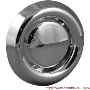 Nedco ventielrooster afzuigventiel met aansluitbus diameter 100 mm PP kunststof chroom - A24001204 - afbeelding 1