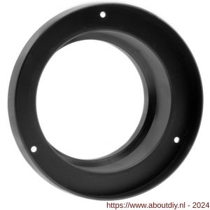 Nedco ventielrooster montagering voor Alize ventielen diameter 100 mm PP kunststof zwart - A24003489 - afbeelding 1
