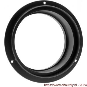 Nedco ventielrooster montagering voor Alize ventielen diameter 125 mm PP kunststof zwart - A24003491 - afbeelding 1