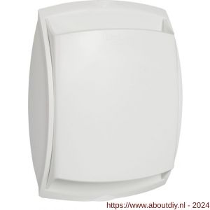 Nedco ventielrooster zelfregelend afzuigventiel BapSI Twin 60 instelbaar kunststof wit - A24001155 - afbeelding 1