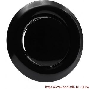 Nedco ventielrooster RVS afzuigventiel diameter 100 mm zwart - A24001272 - afbeelding 1