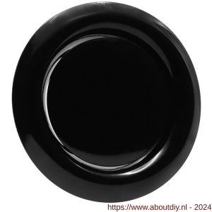 Nedco ventielrooster RVS afzuigventiel diameter 125 mm zwart - A24001268 - afbeelding 1