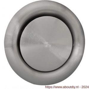 Nedco ventielrooster afzuigventiel met klemmen diameter 125 mm RVS - A24001253 - afbeelding 1