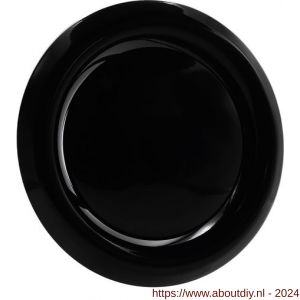 Nedco ventielrooster RVS afzuigventiel diameter 150 mm zwart - A24001270 - afbeelding 1