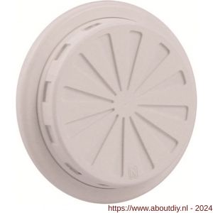 Nedco ventilatierooster verstelbaar diameter 100-150 mm PP kunststof wit - A24003429 - afbeelding 1