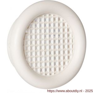 Nedco ventilatierooster diameter 32 mm met kraag PS kunststof creme - A24003323 - afbeelding 1