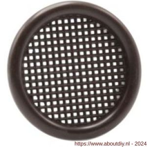 Nedco ventilatierooster diameter 32 mm met kraag PS kunststof zwart - A24003331 - afbeelding 1