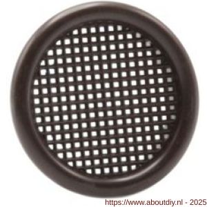 Nedco ventilatierooster diameter 32 mm met kraag PS kunststof zwart - A24003331 - afbeelding 1
