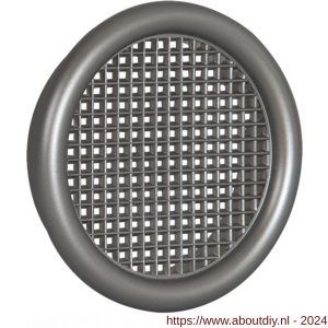 Nedco ventilatierooster diameter 45 mm met kraag PS kunststof RVS - A24003340 - afbeelding 1