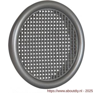 Nedco ventilatierooster diameter 56 mm met kraag PS kunststof RVS - A24003352 - afbeelding 1