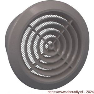 Nedco ventilatierooster rond 100 mm grijs - A24002482 - afbeelding 1