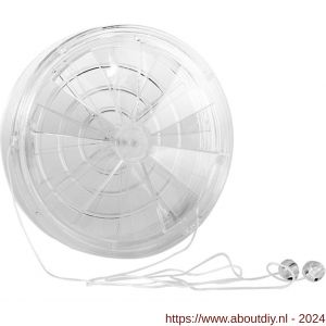 Nedco ventilatie raamrooster diameter 120 mm met trekkoord - A24002007 - afbeelding 1