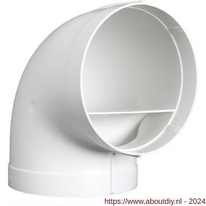 Nedco ventilatiebuis rond kunststof bocht Eco met diameter 150 mm 90 graden - A24002913 - afbeelding 1