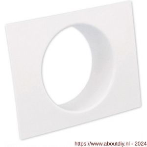Nedco ventilatie aansluitbus diameter 150 mm op plaat kunststof wit - A24001009 - afbeelding 1