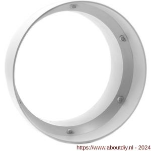 Nedco ventilatie afvoerslang verloopstuk diameter 175-200 mm PS kunststof wit - A24001107 - afbeelding 1