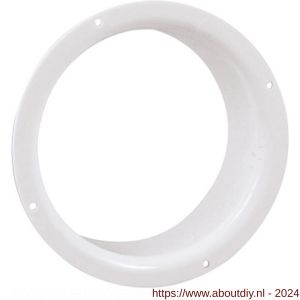 Nedco ventilatie aansluitbus diameter 125 mm PP kunststof wit - A24001002 - afbeelding 1