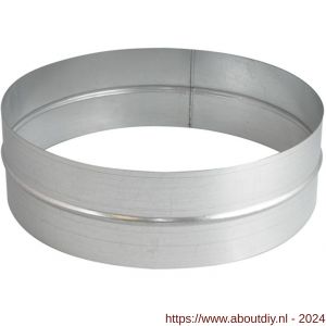 Nedco ventilatie afvoerslang buisverbinder diameter 250 mm gegalvaniseerd staal - A24001077 - afbeelding 1