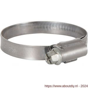 Nedco slangklem diameter 25-40 mm RVS band en klem verzinkte schroef - A24003991 - afbeelding 1
