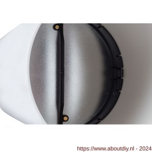Nedco muurdoorvoerset Eco muurdoorvoer diameter 150 mm met warmte-isolatie vlinderklep en RVS vast lamellenrooster - A24000156 - afbeelding 6