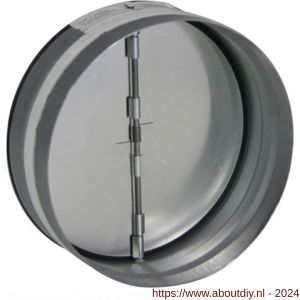 Nedco ventilatie vlinderklep gegalvaniseerd staal diameter 100 mm kf - A24003765 - afbeelding 1