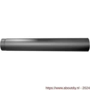 Nedco rookgasafvoer zwart staal 2 mm 130 mm pijp 15 cm - A24000904 - afbeelding 1