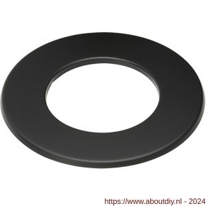 Nedco rookgasafvoer zwart staal 2 mm 135 mm rozet 5 cm - A24000909 - afbeelding 1
