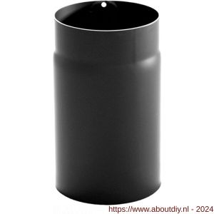 Nedco rookgasafvoer zwart staal 2 mm 150 mm pijp 25 cm - A24000927 - afbeelding 1