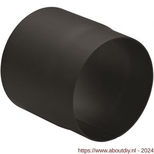 Nedco rookgasafvoer zwart staal 2 mm 180 mm pijp 15 cm - A24000945 - afbeelding 1