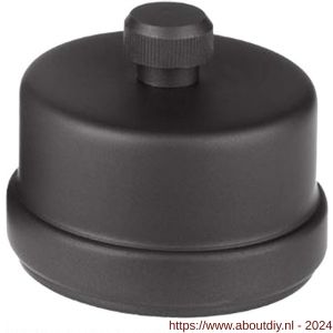 Nedco pelletkachel toebehoren diameter 80 mm dop voor T-stuk zwart - A24003831 - afbeelding 1