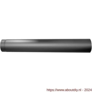Nedco rookgasafvoer zwart staal 2 mm 130 mm pijp 100 cm - A24000902 - afbeelding 1