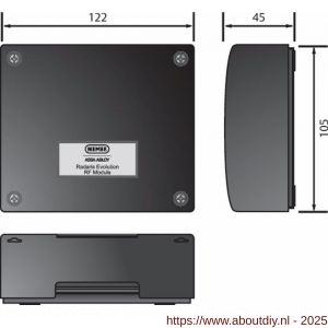 Nemef RF module 5673/03 zend-unit RF-USB module - A19502336 - afbeelding 2