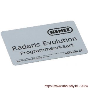Nemef programmeerkaart 7315/06 Normal en Toggle function Radaris Evolution - A19502347 - afbeelding 1