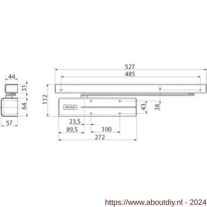 Assa Abloy Cam-Motion deurdranger EN 3-6 DC711-----DEV1- - A19502099 - afbeelding 2