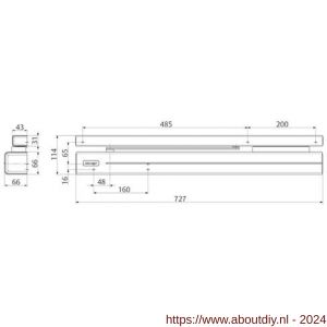 Assa Abloy Security deurdranger EN 3-6 DC700FT1-EDEV1- - A19502103 - afbeelding 2