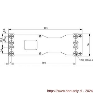 Assa Abloy montageplaat DCA120-------40 - A19502156 - afbeelding 2