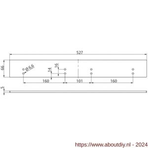 Assa Abloy uitvulplaat 5 mm DCA275-----EV1- - A19502174 - afbeelding 1