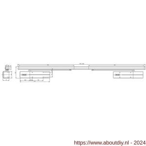 Assa Abloy sluitvolgorde vastzetglijarmsysteem DCG462----D35-- - A19502137 - afbeelding 2