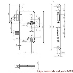 Assa Abloy deurslot brandwerend N1050000913000K - A19500611 - afbeelding 2