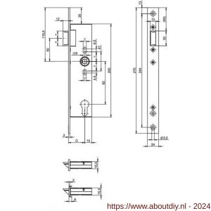 Assa Abloy cilinderloopslot N15050008500008 - A19500483 - afbeelding 2